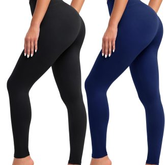 BAYDI Creamlush Leggings Damen High Waist - Weiche Sporthose Damen Lang Elastische Leggins für Yoga Pilates Freizeit Alltag (S-5XL)