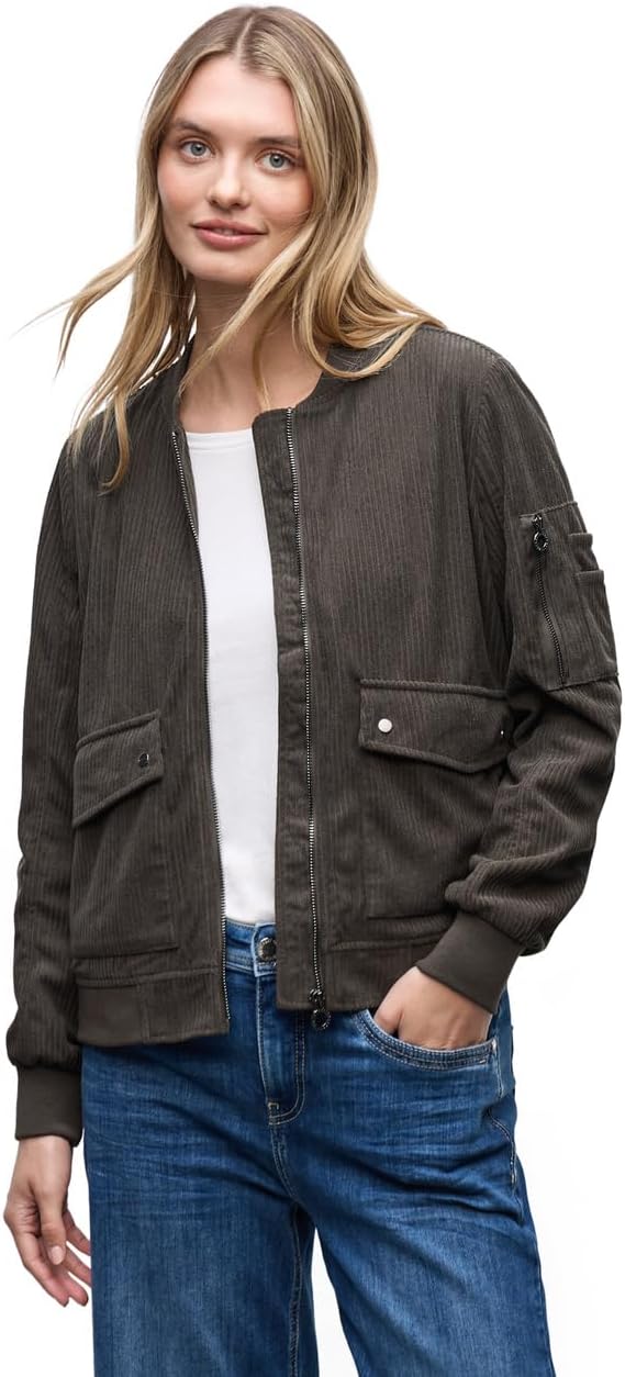 Street One Women's Soft Corduroy Blouson